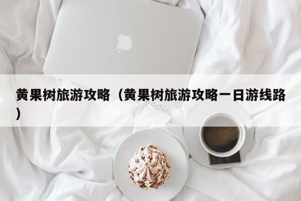 黄果树旅游攻略(黄果树旅游攻略一日游线路)