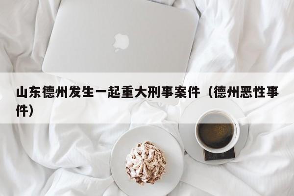 山东德州发生一起重大刑事案件(德州恶性事件)