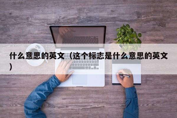 什么意思的英文(这个标志是什么意思的英文)
