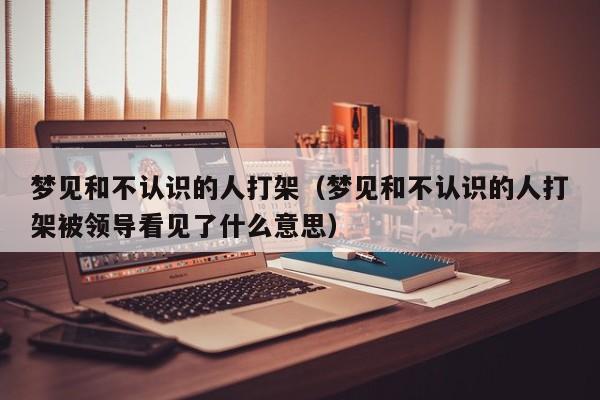 梦见和不认识的人打架(梦见和不认识的人打架被领导看见了什么意思)
