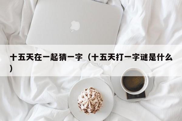 十五天在一起猜一字(十五天打一字谜是什么)